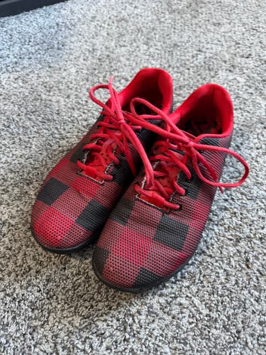 Red Men's Size M 9.5 (W 10.5) Adult NOBULL Trainer Shoes (Used)