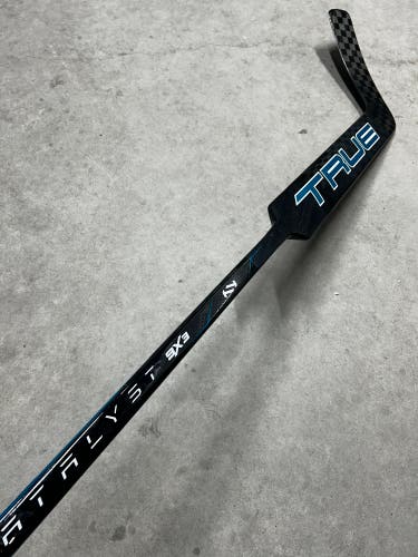 25” Paddle Senior True 9X3 Catalyst Pro Stock NHL Goalie Stick Black / Teal