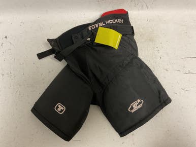 Used USA Hockey TOTAL HOCKEY Youth Pant Black And Red SM 11855-S000198224