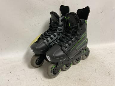 Used TOUR CODE 9 ADJ 1-4 Roller Hockey Skates Black Adjustable 11855-S000198185