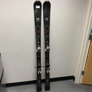 Used Volkl FLAIR 76 Womens DH Ski/Binding Black And Orange 161 cm 11855-S000198173
