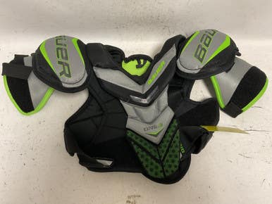 Used Bauer ONE .6 Junior Shoulder Pads MD 11855-S000198167
