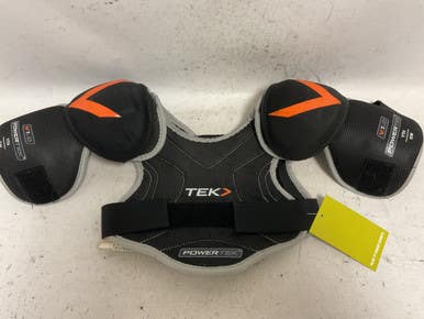 Used Powertek V1.0 Youth Shoulder Pads SM 11855-S000198162