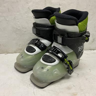 Used Dalbello YETTI 2 Boys DH Ski Boot Lime And Black 195 MP - Y13 11855-S000198131