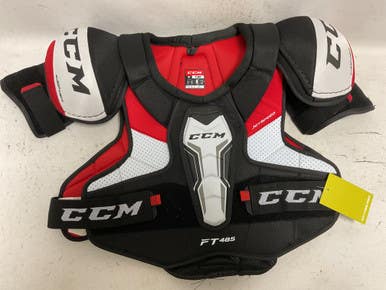 Used CCM JETSPEED FT485 Senior Shoulder Pads White/Black/Red XL 11855-S000198243