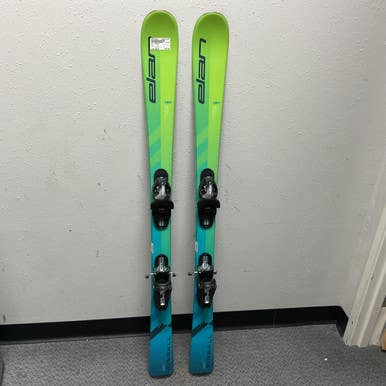 Used Elan PINBALL Boys DH Ski/Binding Green And Royal Blue 130 cm 11855-S000198239