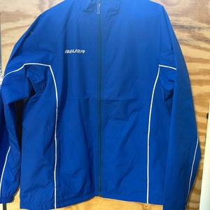 Bauer warm up jacket in royal blue