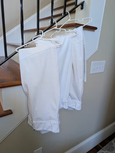 White Men's Small Adult Nike Vapor Game Pants (Used)