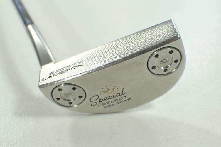 LEFT Titleist 2020 Scotty Cameron Special Select Del Mar 34" Putter  # 209704