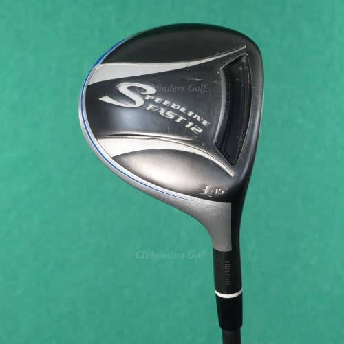 Adams Speedline Fast 12 Fairway 15 3 Wood ProLaunch Blue 65FW Regular w/ HC