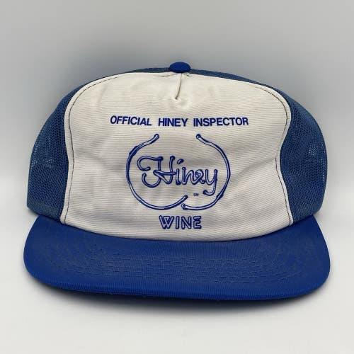 Vintage Hiney Wine Official Hiney Inspector Snapback Trucker Foam Hat Cap
