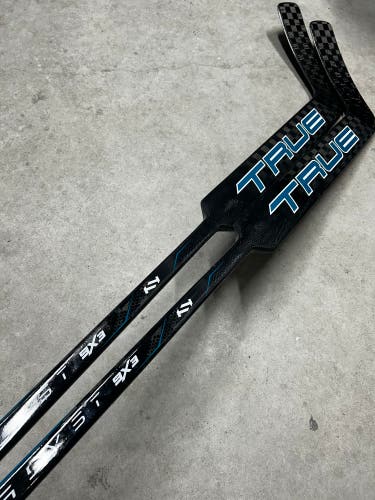 2 PACK - 26” Paddle Senior True 9X3 Catalyst Pro Stock NHL Goalie Stick Black / Teal