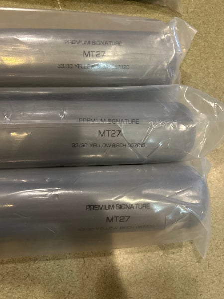 3 Bats. Premium Signature B45 Bat (-3) 30 oz 33" (New) Model MT27