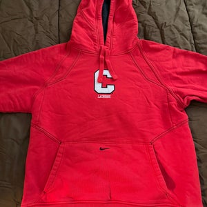 Cornell Lacrosse Team Issued Nike Sweatshirt Hoodie Men's Small
