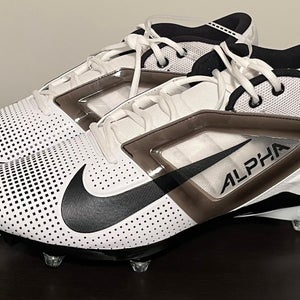 Size 14 - Nike Alpha Menace 4 Pro Wide White Black HF4555-100 (New)