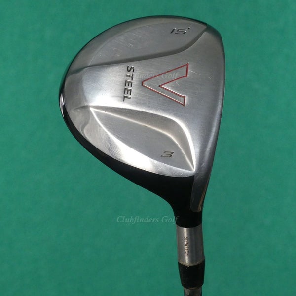 TaylorMade V-Steel Fairway 15 3 Wood True Temper Stepped Steel Firm
