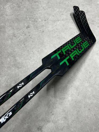 2 PACK - 26” Paddle Senior True 9X3 Catalyst Pro Stock NHL Goalie Stick Black / Green