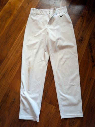 White XL Youth Nike Game Pants (Used)