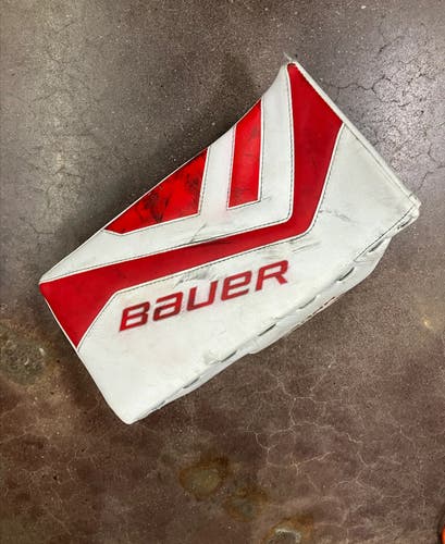 Red Intermediate Bauer Supreme One.9 Goalie Blocker (Used)