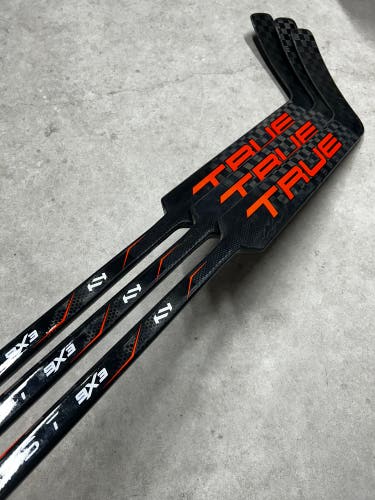 3 PACK - 26” Paddle Senior True 9X3 Catalyst Pro Stock NHL Goalie Stick Black / Orange