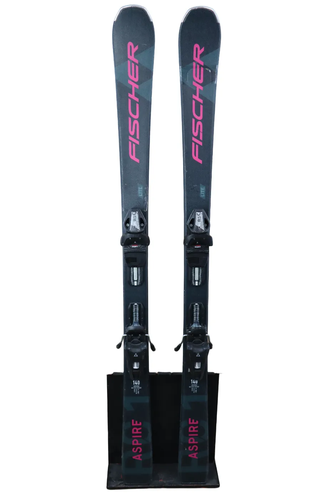 USED 2024 Fischer My Aspire Skis w/ RS 9 GW Bindings - 140cm