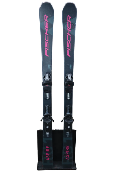 USED 2024 Fischer My Aspire Skis w/ RS 9 GW Bindings - 140cm
