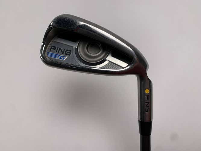 Ping G 2016 Single 6 Iron Yellow Dot 1.5* Up CFS 70g Regular Graphite Mens RH