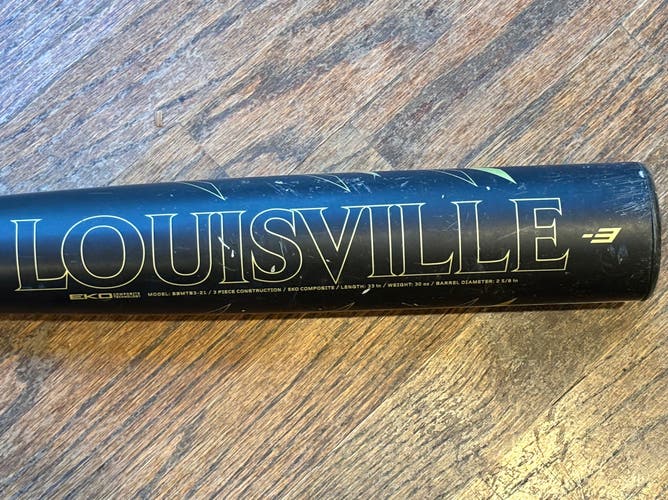 2023 Louisville Slugger Meta Composite BBCOR Certified Bat (-3) 30 oz 33" (Used)