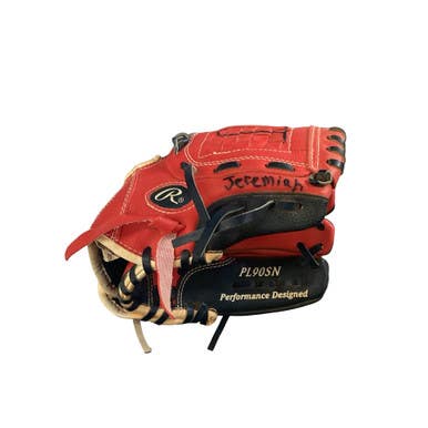 Used Rawlings PLAYERS SERIES PL90SN BB/SB Glove RH Throw Red 9" 11760-S000086857