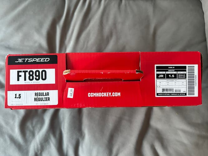 2025 CCM JetSpeed FT890 Hockey Skates Regular Width Size 1.5 (Used)
