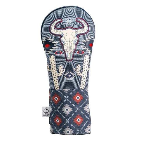 Pins And Aces Golf Western Aesthetic - Fairway Cover Synthetic Leather NEW
