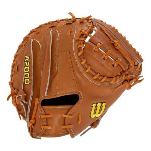 Wilson A2000 M23 Classic Series Saddle Tan 33.50" Baseball Catcher's Mitt: WBW10