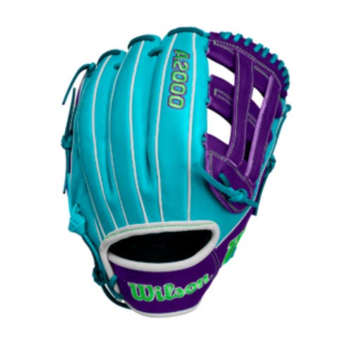 Wilson 2024 Winter A2000 DW5 Teal/Purple 12.00" Baseball Glove WBW10252212