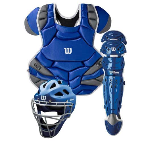 Wilson C1K Catchers Set Adult Royal