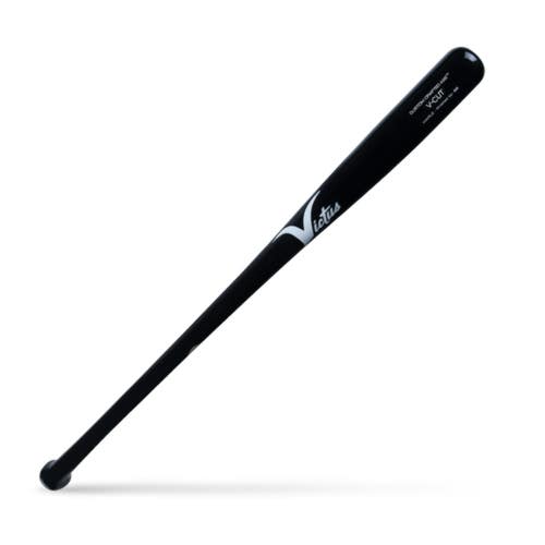 Victus V-Cut Maple Wood Baseball Bat All Black Flared Handle
