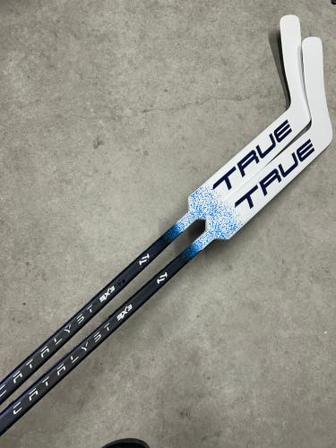 2 PACK 26.5” Paddle Senior True 9X3 Catalyst Pro Stock NHL Goalie Stick Winnipeg Jets