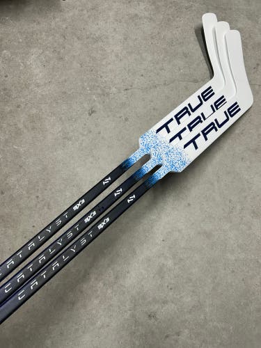 3 PACK 26.5” Paddle Senior True 9X3 Catalyst Pro Stock NHL Goalie Stick Winnipeg Jets