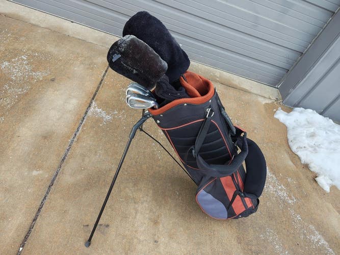 Knight Stratos 11 Piece Regular Flex Complete Golf Set Wilson Stand Bag