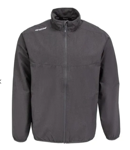 NEW CCM Premium Midweight Jacket, Dark Grey Heathered, Sr. Large