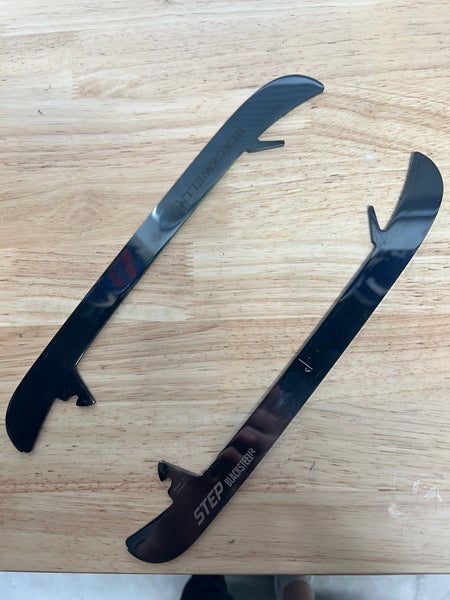 NHL Pro Stock 280mm Used Black Step Steel Skate Blades / Runners