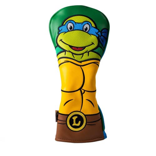 Pins And Aces Golf TMNT - Leonardo Fairway Cover Hand Made Synthetic Leather NEW