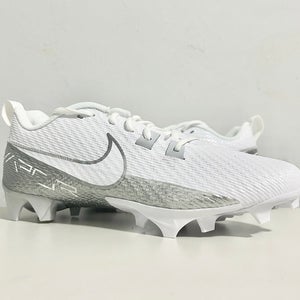 Size 9 Men’s Nike Vapor Edge Speed 360 2 White Silver Football Cleats
