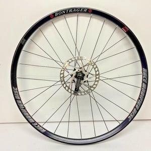 Bontrager Race Modified Disc 28-Spoke Black Aluminum 26" QR Front Wheel CLEAN