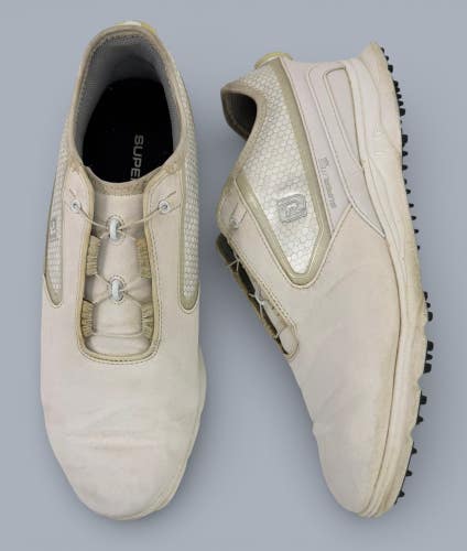 FootJoy Superlites XP BOA Golf Shoes White Men's Spikeless - FJ# 58091 10.5 W