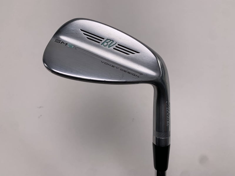 Titleist Vokey SM9 Tour Chrome Wedge 46* 10 Bounce F-Grind Wedge Steel Mens RH