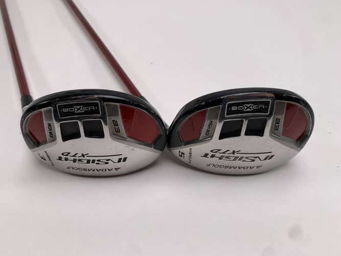 Adams Insight XTD 3 & 5 Hybrid Set 19* 25* Aldila DVS 65g Stiff Graphite Mens RH