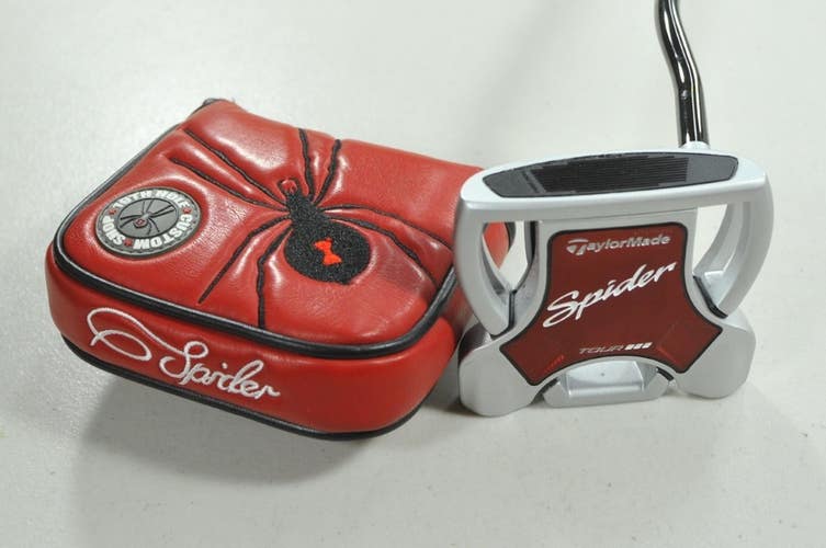 TaylorMade Spider Tour Diamond Silver Double Bend 35" Putter RH Steel # 209887