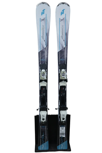 USED 2017 Nordica Sentra 2 CA Skis w/ Nordica ADV 10 Bindings - 136cm