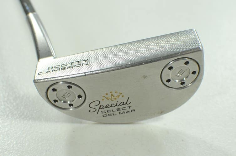 LEFT Titleist 2020 Scotty Cameron Special Select Del Mar 34" Putter  # 209706