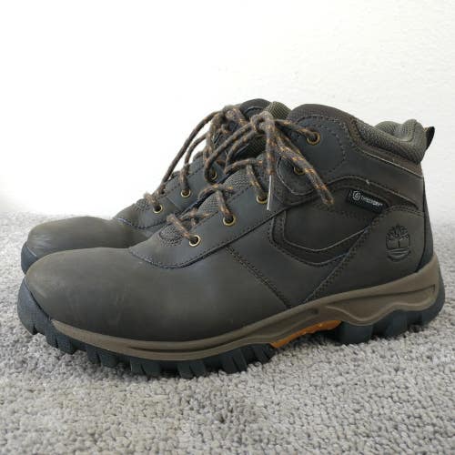 Timberland Mt. Maddsen Waterproof Boots Boys Size 6.5 Shoes Brown Leather